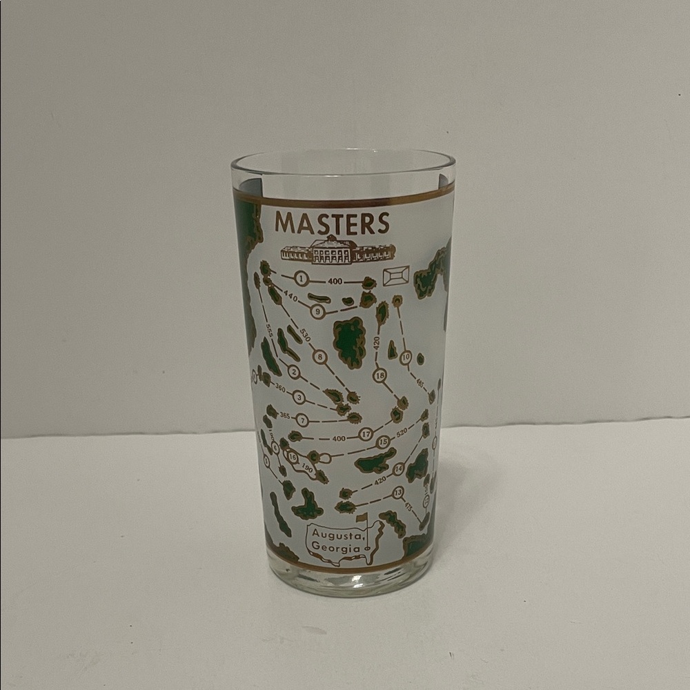 Vintage Augusta National Masters Highball Glass RARE